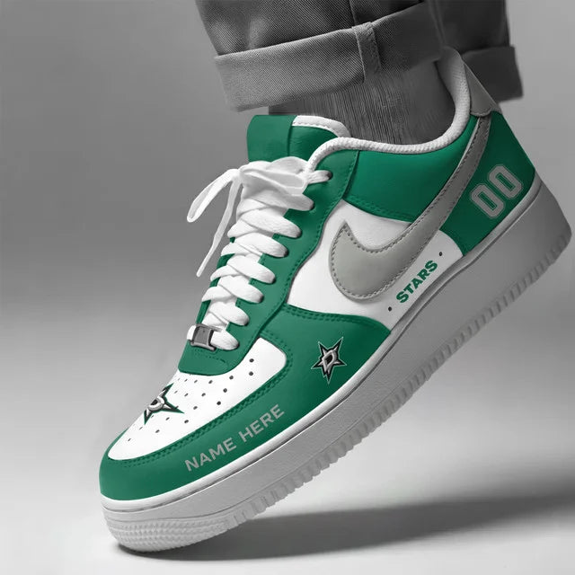 [PUCK DROP DEAL] NEW CUSTOMIZED NHL15 DLS DALLAS STARS AF1 SHOES