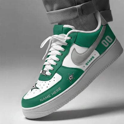 [PUCK DROP DEAL] NEW CUSTOMIZED NHL15 DLS DALLAS STARS AF1 SHOES