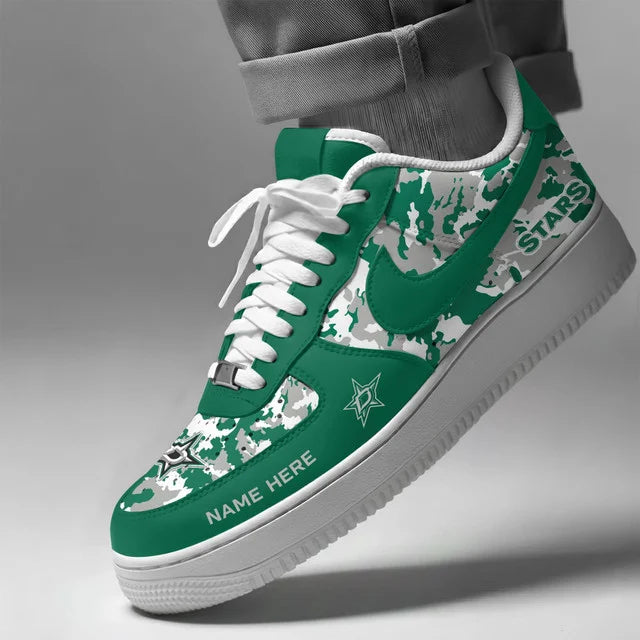 [PUCK DROP DEAL] NEW CUSTOMIZED NHL15 DLS DALLAS STARS AF1 SHOES