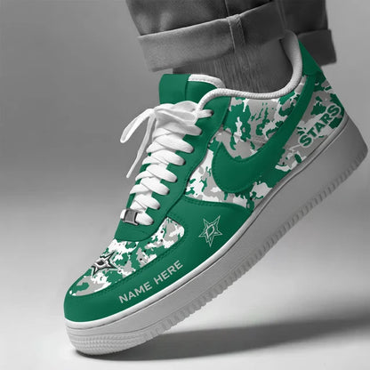 [PUCK DROP DEAL] NEW CUSTOMIZED NHL15 DLS DALLAS STARS AF1 SHOES