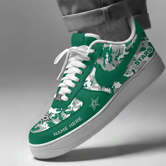 [PUCK DROP DEAL] NEW CUSTOMIZED NHL15 DLS DALLAS STARS AF1 SHOES