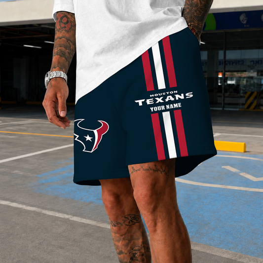 [TOUCHDOWN DEAL] NEW CUSTOMIZED NFL15 HTT HOUSTON TEXANS SHORT PANTS