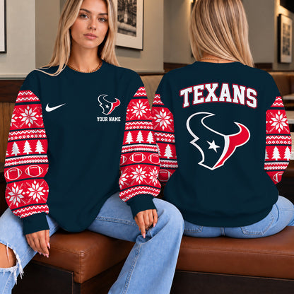 [TOUCHDOWN DEAL] NEW CUSTOMIZED NFL15 HTT THE TEXANS UNISEX SWEATSHIRT