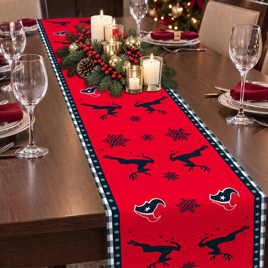 [TOUCHDOWN DEAL] NEW CUSTOMIZED NFL15 HTT HOUSTON TEXANS TABLE RUNNER