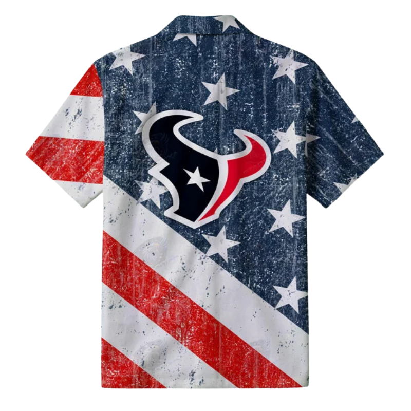 [TOUCHDOWN DEAL] NEW CUSTOMIZED NFL15 HTT HOUSTON TEXANS PATRIOTIC 250 USA HAWAIIAN SHIRT