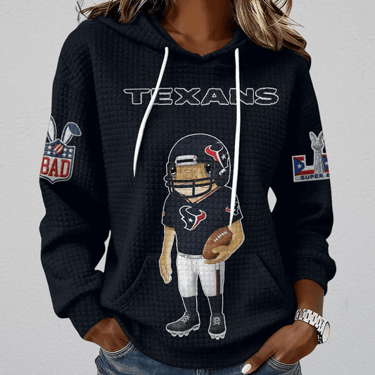 [TOUCHDOWN DEAL] NEW CUSTOMIZED NFL15 HTT HOUSTON TEXANS UNISEX HOODED SWEATSHIRT