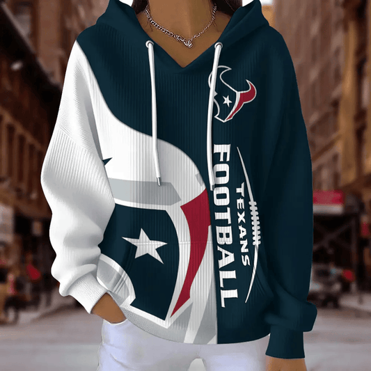 [TOUCHDOWN DEAL] NEW CUSTOMIZED NFL15 HTT HOUSTON TEXANS RIBBED HOODIE & SWEATSHIRT