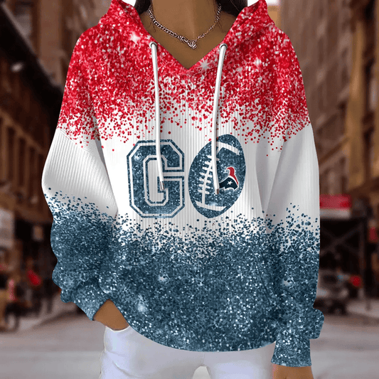 [TOUCHDOWN DEAL] NEW CUSTOMIZED NFL15 HTT HOUSTON TEXANS RIBBED HOODIE & SWEATSHIRT