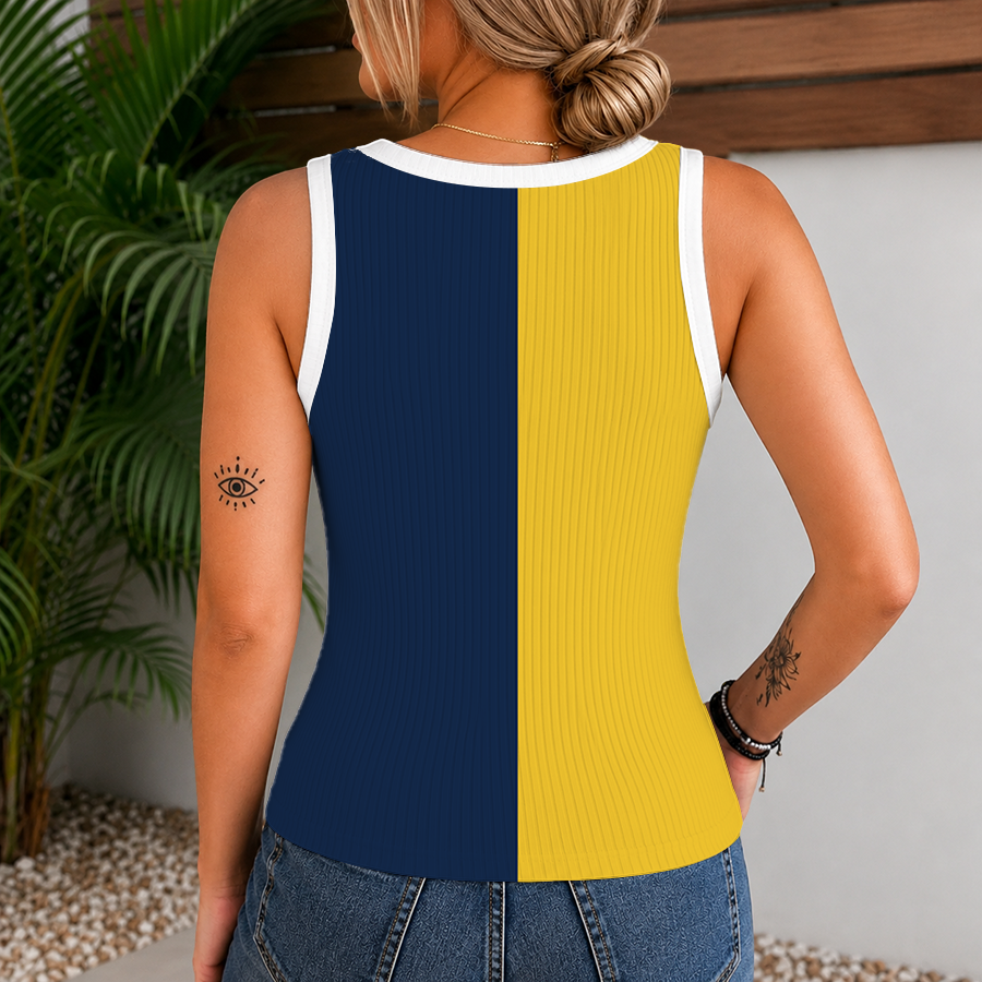 [HOMERUN DEAL] NEW CUSTOMIZED MLB15 MBS MILWAUKEE BREWERS WOMEN'S V-NECK TANK TOP