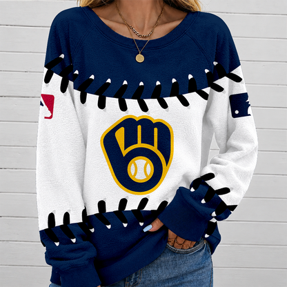 [HOMERUN DEAL] NEW CUSTOMIZED MLB15 MBS MILWAUKEE BREWERS UNISEX SWEATSHIRT