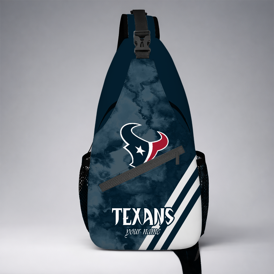[TOUCHDOWN DEAL] NEW CUSTOMIZED NFL15 HTT HOUSTON TEXANS SLING BAG