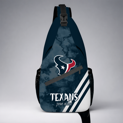 [TOUCHDOWN DEAL] NEW CUSTOMIZED NFL15 HTT HOUSTON TEXANS SLING BAG