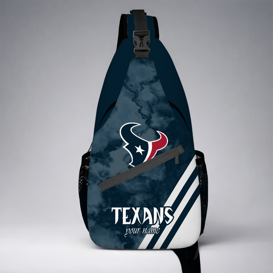 [TOUCHDOWN DEAL] NEW CUSTOMIZED NFL15 HTT HOUSTON TEXANS SLING BAG