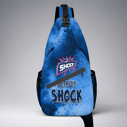 [HOOPS SPECIAL] NEW CUSTOMIZED WNBA15 DTS DETROIT SHOCK SLING BAG
