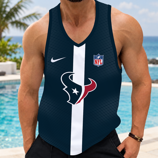 [TOUCHDOWN DEAL] NEW CUSTOMIZED NFL15 HTT HOUSTON TEXANS UNISEX TANK TOP