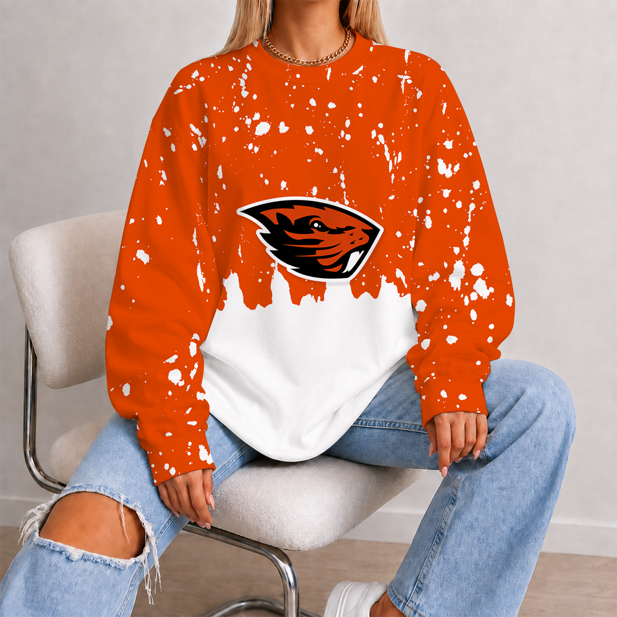 [HOMERUN DEAL] NEW CUSTOMIZED NCAA CWS15 OGB OREGON STATE BEAVERS UNISEX SWEATSHIRT