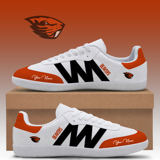 [HOMERUN DEAL] NEW CUSTOMIZED NCAA CWS15 OGB OREGON STATE BEAVERS CLASSIC SNEAKERS