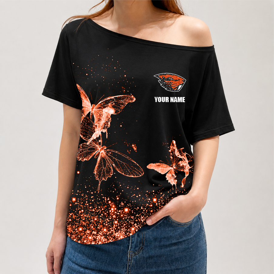 [HOMERUN DEAL] NEW CUSTOMIZED NCAA CWS15 OGB OREGON STATE BEAVERS OFF-SHOULDER SHIRT
