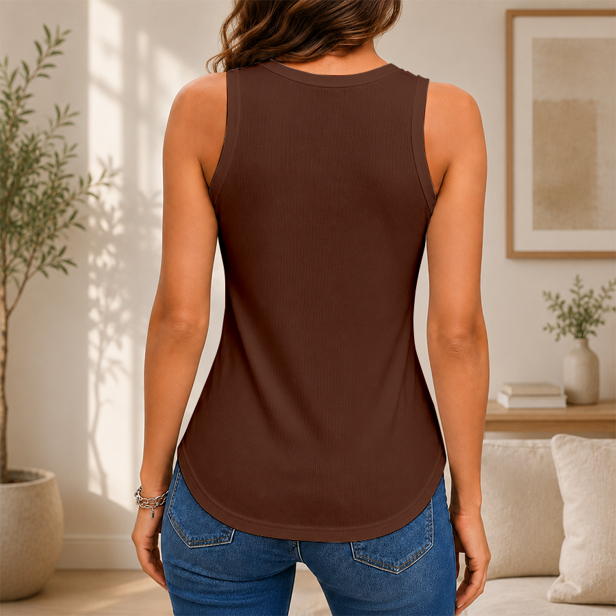 [PUCK DROP DEAL] NEW CUSTOMIZED NCAA MFF15 WMB WESTERN MICHIGAN BRONCOS WOMEN'S V-NECK TANK TOP