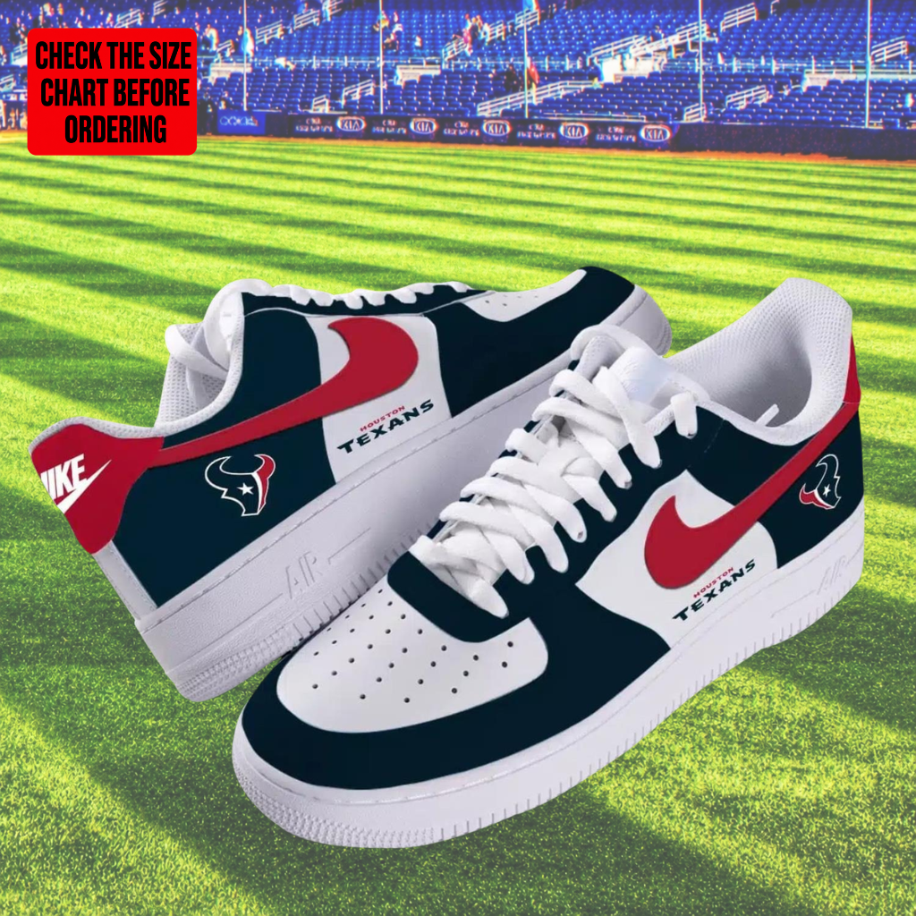 [TOUCHDOWN DEAL] NEW CUSTOMIZED NFL15 HTT HOUSTON TEXANS AF1 SHOES