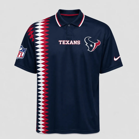[TOUCHDOWN DEAL] NEW CUSTOMIZED NFL15 HTT HOUSTON TEXANS POLO SHIRT