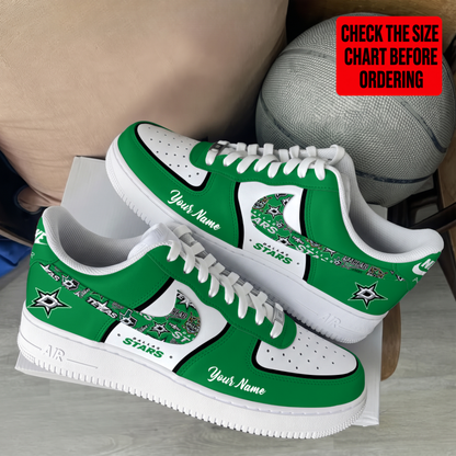 [PUCK DROP DEAL] NEW CUSTOMIZED NHL15 DLS DALLAS STARS AF1 SHOES