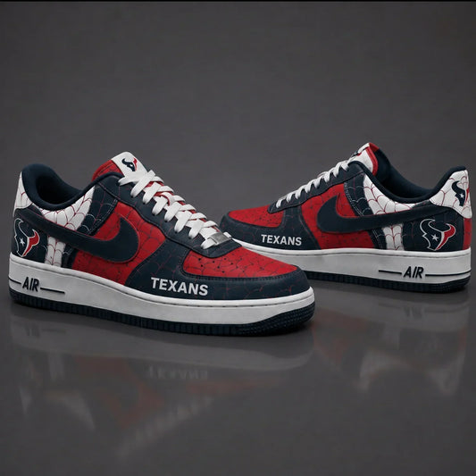 [TOUCHDOWN DEAL] NEW CUSTOMIZED NFL15 HTT HOUSTON TEXANS x SPIDER AF1 SHOES