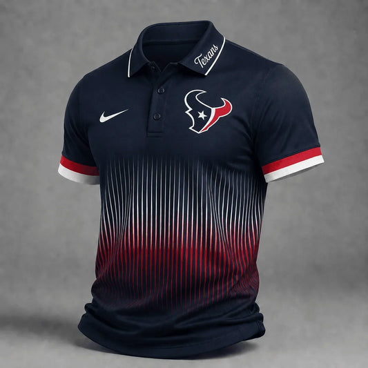 [TOUCHDOWN DEAL] NEW CUSTOMIZED NFL15 HTT HOUSTON TEXANS POLO SHIRT