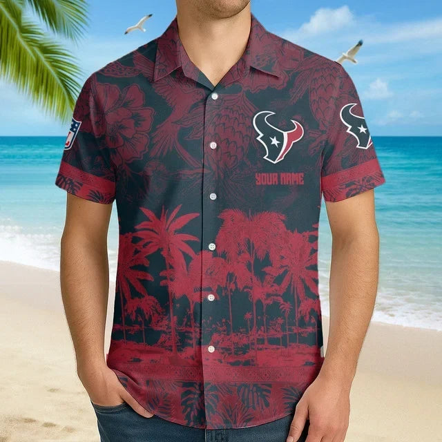 [SPECIAL OFFER] NEW CUSTOMIZED NFL15 HTT HOUSTON TEXANS UNISEX HAWAIIAN SHIRT