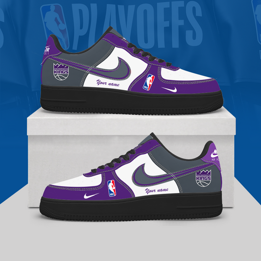 [SLAM DUNK DEAL] NEW CUSTOMIZED NBA16 SKI SACRAMENTO KINGS AF1 SHOES