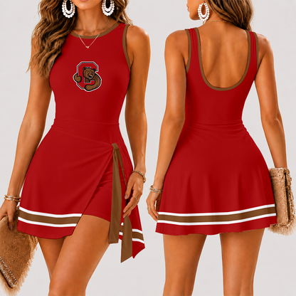 [PUCK DROP DEAL] NEW CUSTOMIZED NCAA MFF16 CBR CORNELL BIG RED WOMEN'S SUMMER SKORT DRESS