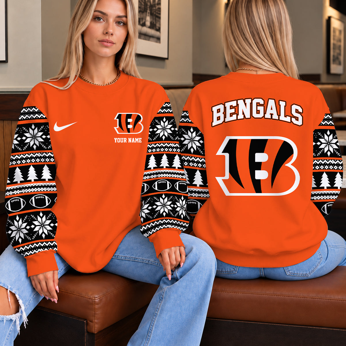 [TOUCHDOWN DEAL] NEW CUSTOMIZED NFL16 CCB THE BENGALS UNISEX SWEATSHIRT