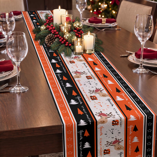 [TOUCHDOWN DEAL] NEW CUSTOMIZED NFL16 CCB CINCINNATI BENGALS TABLE RUNNER
