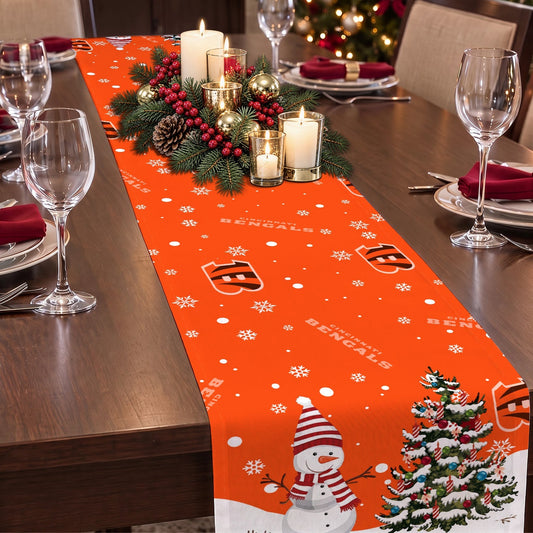 [TOUCHDOWN DEAL] NEW CUSTOMIZED NFL16 CCB CINCINNATI BENGALS TABLE RUNNER