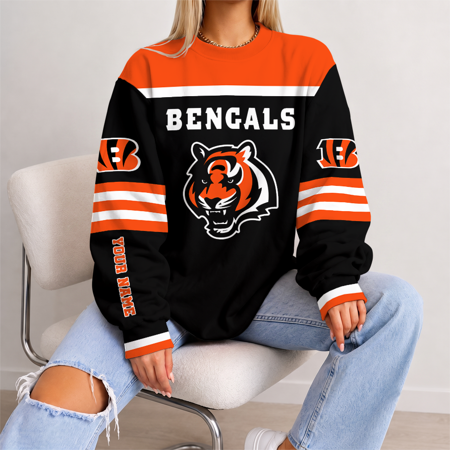 [TOUCHDOWN DEAL] NEW CUSTOMIZED NFL16 CCB CINCINNATI BENGALS UNISEX SWEATSHIRT