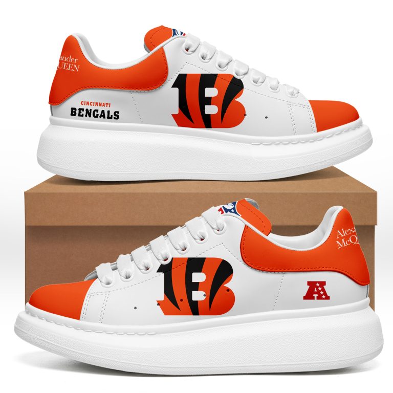 [TOUCHDOWN DEAL] NEW CUSTOMIZED NFL16 CCB CINCINNATI BENGALS MCQUEEN SHOES