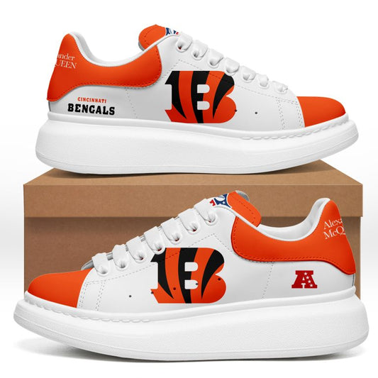 [TOUCHDOWN DEAL] NEW CUSTOMIZED NFL16 CCB CINCINNATI BENGALS MCQUEEN SHOES