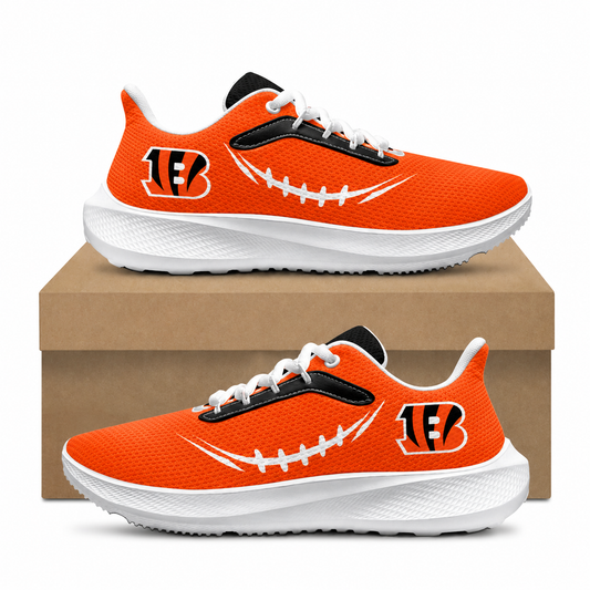 [TOUCHDOWN DEAL] NEW CUSTOMIZED NFL16 CCB CINCINNATI BENGALS ROAD RUNNING SHOES