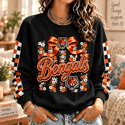 [TOUCHDOWN DEAL] NEW CUSTOMIZED NFL16 CCB CINCINNATI BENGALS  UNISEX SWEATSHIRT