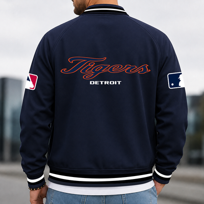 [HOMERUN DEAL] NEW CUSTOMIZED MLB16 DTS DETROIT TIGERS MULTICOLOR MEN'S CASUAL JACKET
