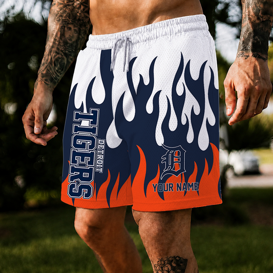 [HOMERUN DEAL] NEW CUSTOMIZED MLB16 DTS DETROIT TIGERS SHORT PANTS