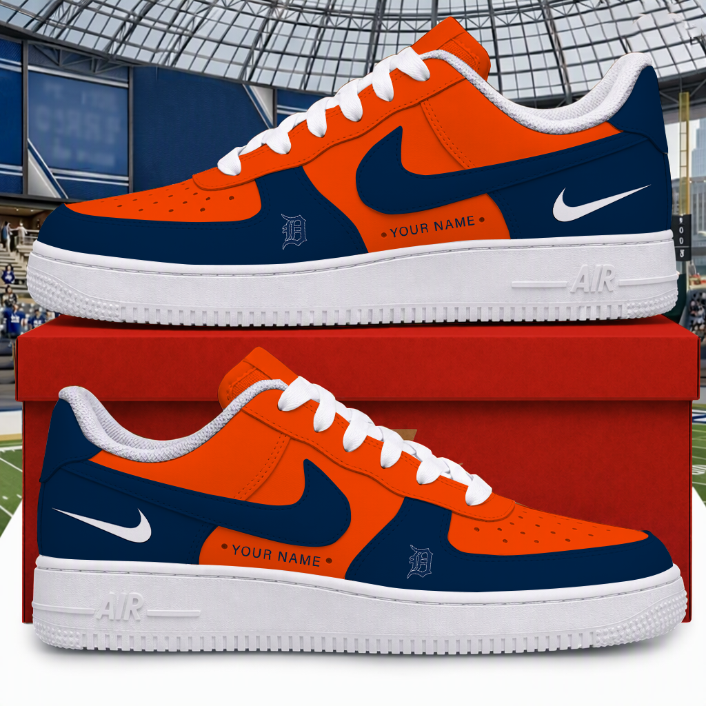 [HOMERUN DEAL] NEW CUSTOMIZED MLB16 DTS DETROIT TIGERS AF1 SHOES