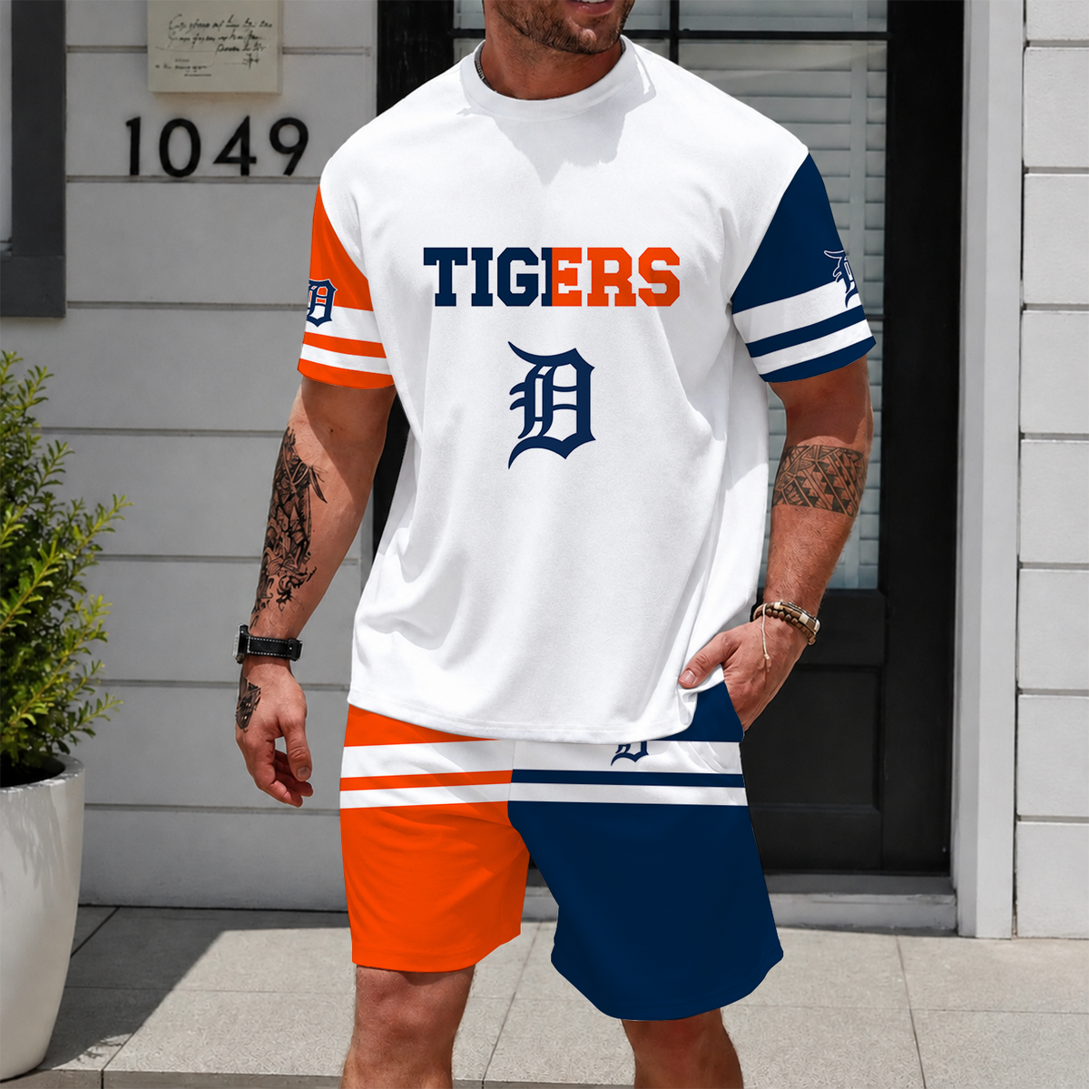 [HOMERUN DEAL] NEW CUSTOMIZED MLB16 DTS DETROIT TIGERS UNISEX T-SHIRT & SHORTS SET