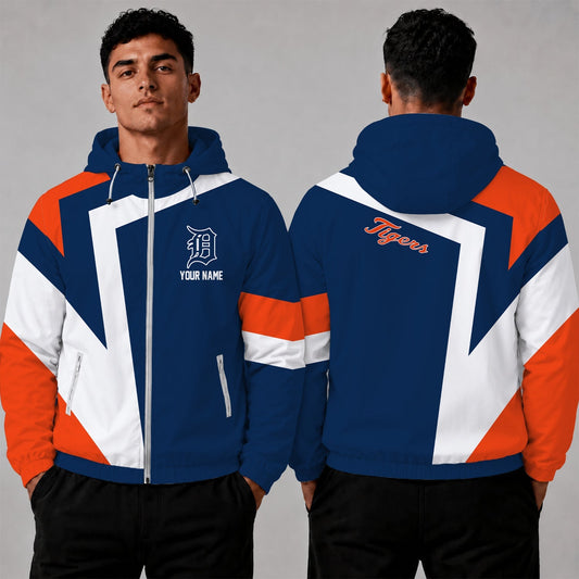 [HOMERUN DEAL] NEW CUSTOMIZED MLB16 DTS DETROIT TIGERS WINDBREAKER JACKET