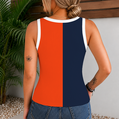 [HOMERUN DEAL] NEW CUSTOMIZED MLB16 DTS DETROIT TIGERS WOMEN'S V-NECK TANK TOP