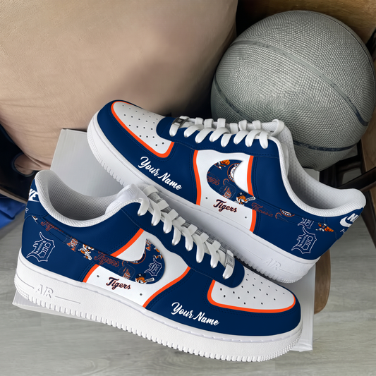 [HOMERUN DEAL] NEW CUSTOMIZED MLB16 DTS DETROIT TIGERS AF1 SHOES