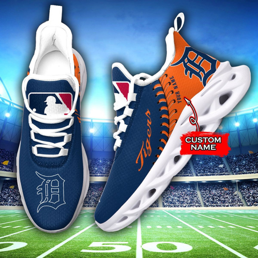 [HOMERUN DEAL] NEW CUSTOMIZED MLB16 DTS DETROIT TIGERS MAX SOUL SHOES