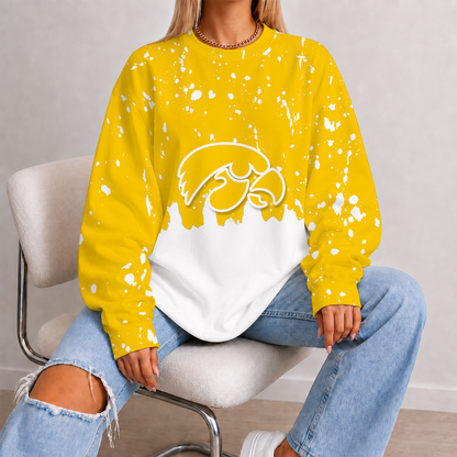 [SLAM DUNK DEAL] NEW CUSTOMIZED NCAA MAM16 IWH IOWA HAWKEYES STRAPPY UNISEX SWEATSHIRT