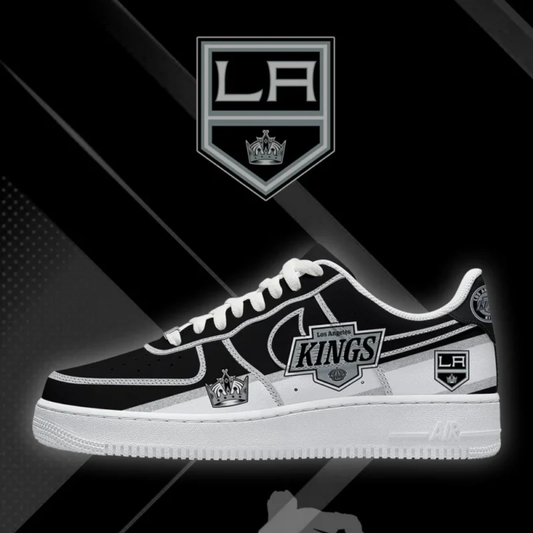 [PUCK DROP DEAL] NEW CUSTOMIZED NHL16 LAK LOS ANGELES KINGS AF1 SHOES