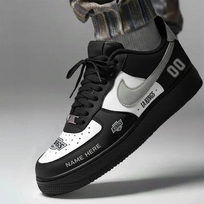 [PUCK DROP DEAL] NEW CUSTOMIZED NHL16 LAK LOS ANGELES KINGS AF1 SHOES